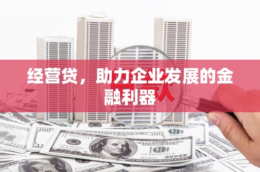 米东经营贷，助力企业发展的金融利器