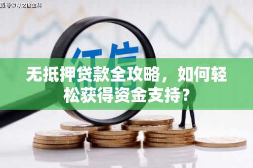 米东无抵押贷款全攻略，如何轻松获得资金支持？
