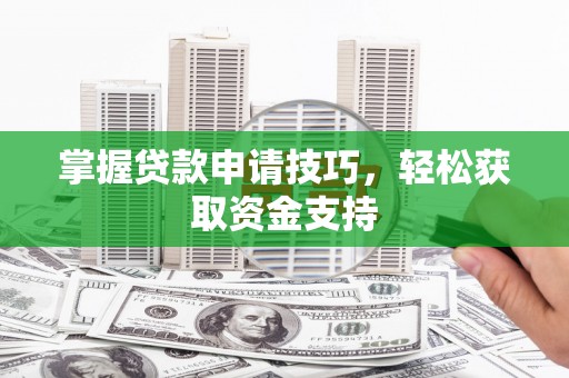 米东掌握贷款申请技巧，轻松获取资金支持