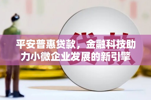 米东平安普惠贷款，金融科技助力小微企业发展的新引擎