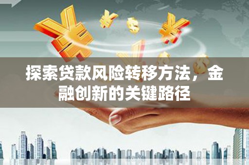 米东探索贷款风险转移方法，金融创新的关键路径