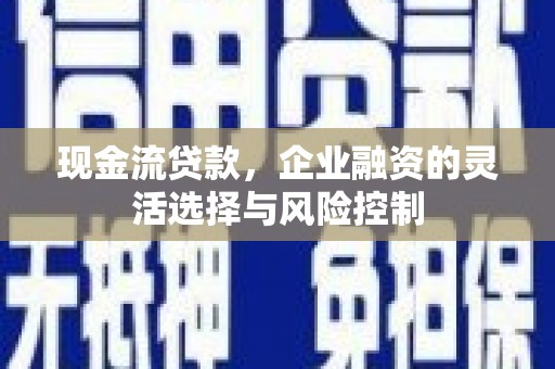 米东现金流贷款，企业融资的灵活选择与风险控制
