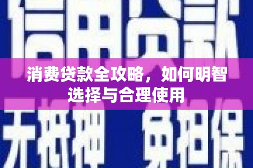 米东消费贷款全攻略，如何明智选择与合理使用