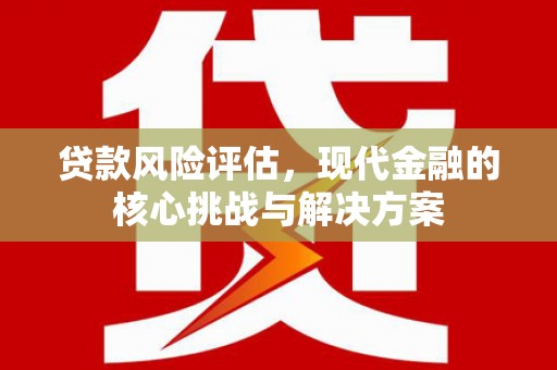 米东贷款风险评估，现代金融的核心挑战与解决方案