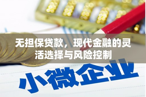 米东无担保贷款，现代金融的灵活选择与风险控制