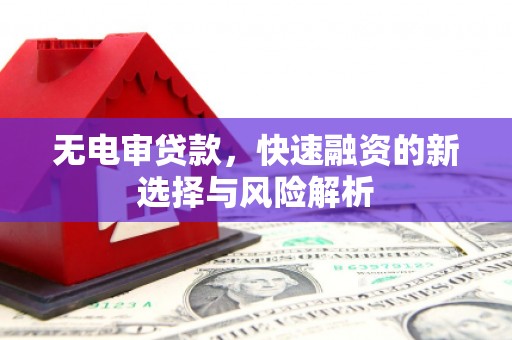 米东无电审贷款，快速融资的新选择与风险解析
