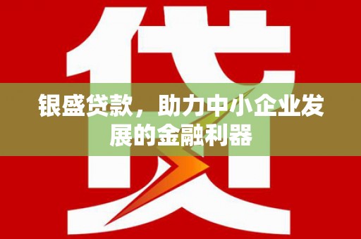 米东银盛贷款，助力中小企业发展的金融利器