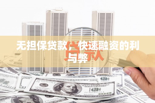 米东无担保贷款，快速融资的利与弊