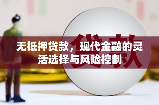 米东无抵押贷款，现代金融的灵活选择与风险控制