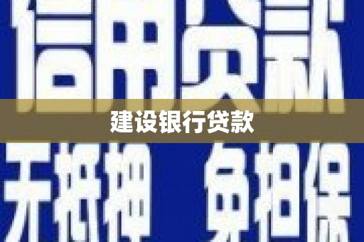 米东建设银行贷款