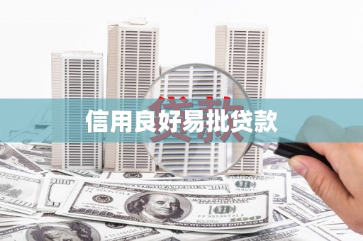 米东信用良好易批贷款