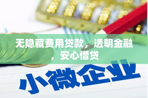 米东无隐藏费用贷款，透明金融，安心借贷