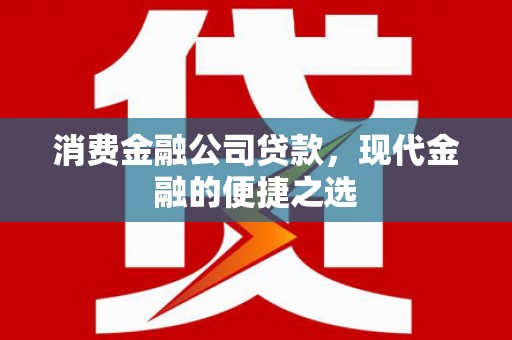 米东消费金融公司贷款，现代金融的便捷之选