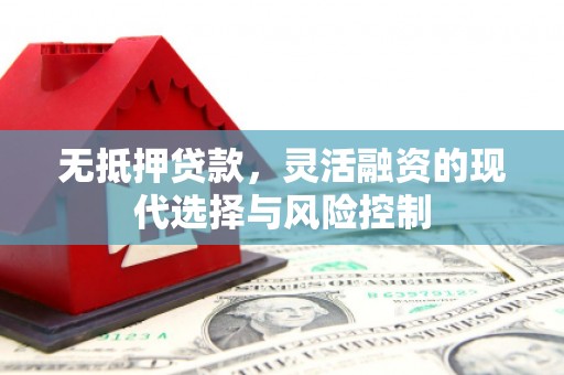 米东无抵押贷款，灵活融资的现代选择与风险控制