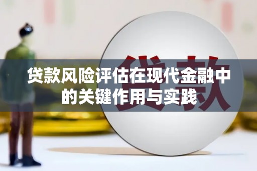 米东贷款风险评估在现代金融中的关键作用与实践