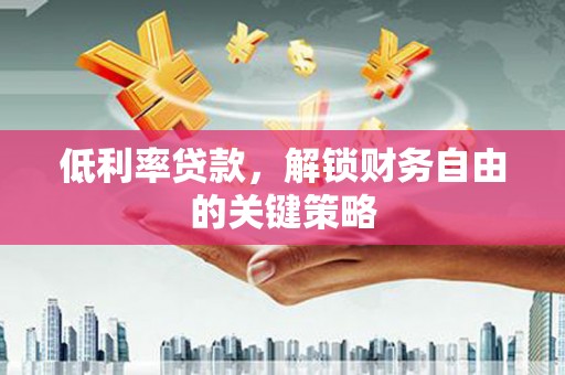 米东低利率贷款，解锁财务自由的关键策略