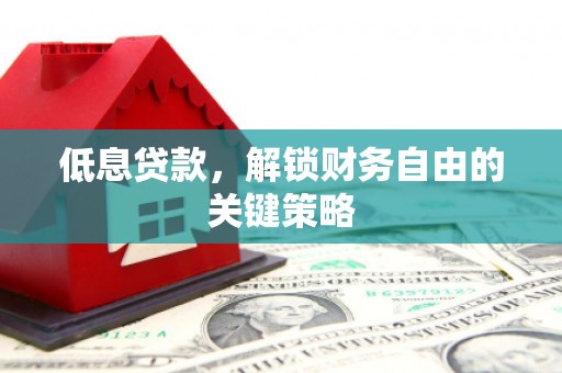 米东低息贷款，解锁财务自由的关键策略