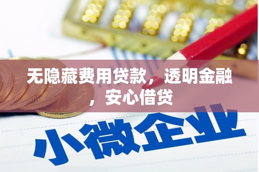 米东无隐藏费用贷款，透明金融，安心借贷