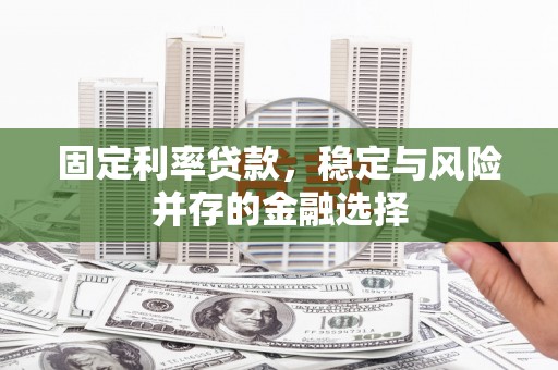 米东固定利率贷款，稳定与风险并存的金融选择