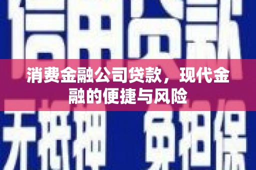 米东消费金融公司贷款，现代金融的便捷与风险