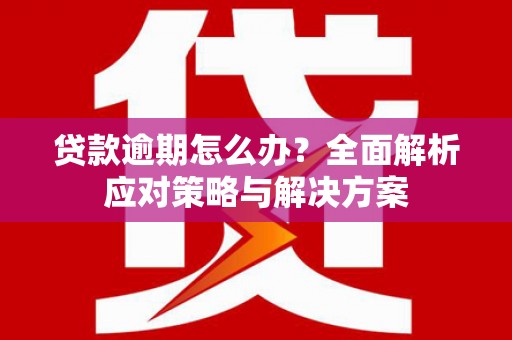 米东贷款逾期怎么办？全面解析应对策略与解决方案