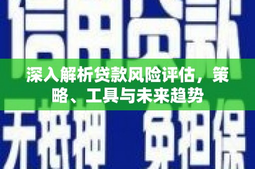 米东深入解析贷款风险评估，策略、工具与未来趋势