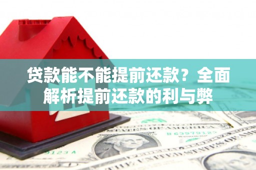 米东贷款能不能提前还款？全面解析提前还款的利与弊