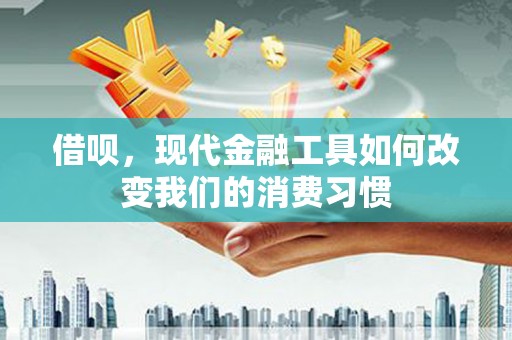 米东借呗，现代金融工具如何改变我们的消费习惯