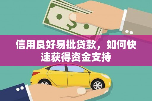米东信用良好易批贷款，如何快速获得资金支持