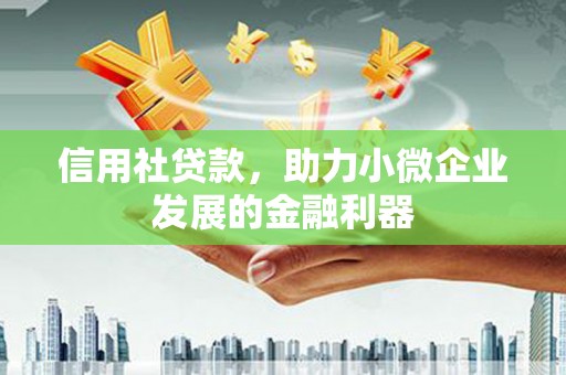 米东信用社贷款，助力小微企业发展的金融利器