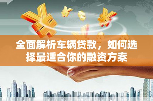 米东全面解析车辆贷款，如何选择最适合你的融资方案