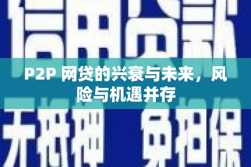 米东P2P 网贷的兴衰与未来，风险与机遇并存