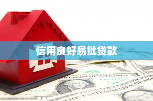 米东信用良好易批贷款