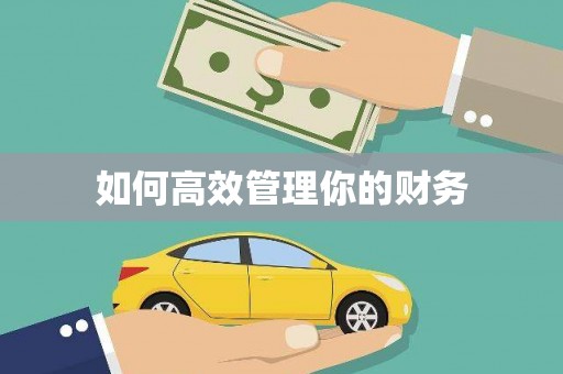 米东如何高效管理你的财务