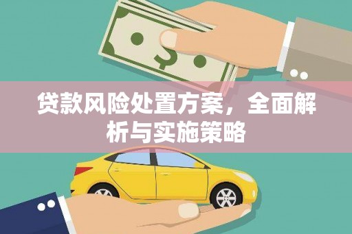 米东贷款风险处置方案，全面解析与实施策略