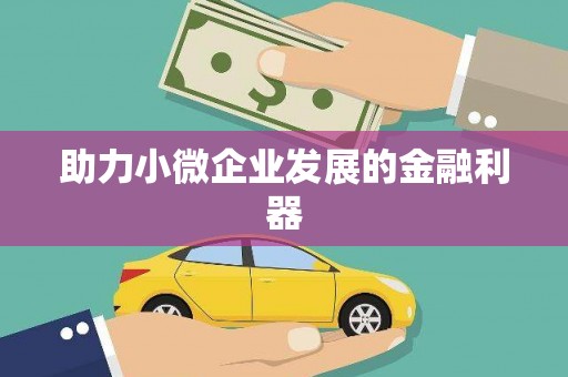 米东助力小微企业发展的金融利器