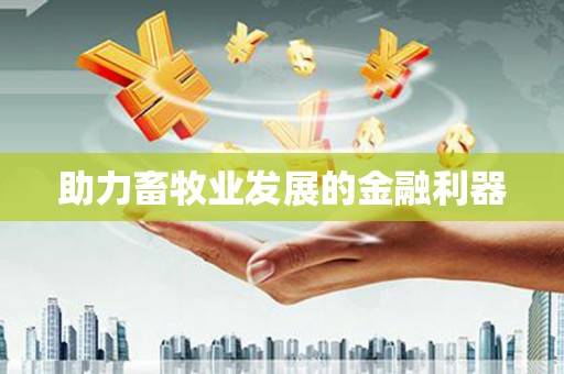 米东助力畜牧业发展的金融利器