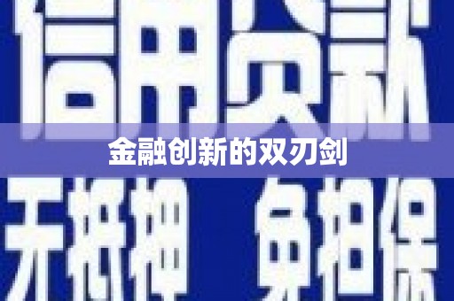 米东金融创新的双刃剑